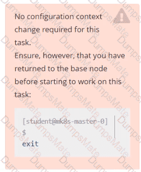 CKA Question 10